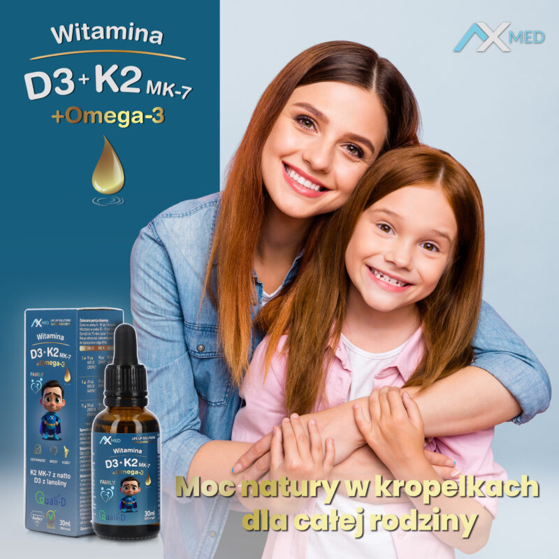 Witamina D3 + K2 MK-7 + Omega 3 (DHA i EPA) suplement diety w kroplach - obrazek 3