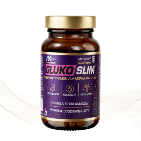 GLUKO SLIM - suplement diety z berberyną, morwą, ALA i chromem