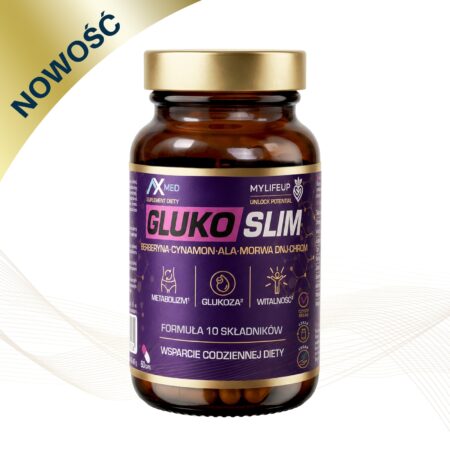 GLUKO SLIM - suplement diety z berberyną, morwą, ALA i chromem
